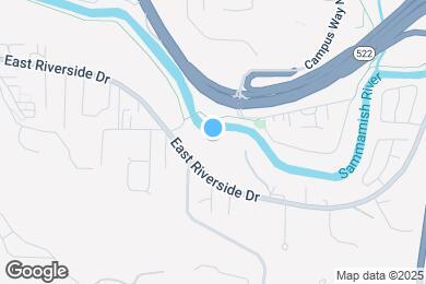 Map image of the property - 10822 E Riverside Dr