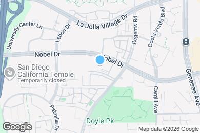 Map image of the property - 3941 Nobel Dr