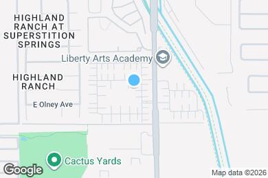 Map image of the property - 496 N Ranger Trail