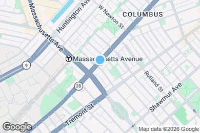 Map image of the property - 560 Columbus Ave