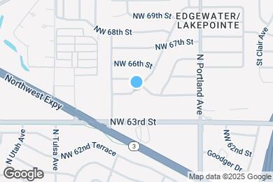Map image of the property - 3826 NW 64th St