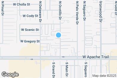 Map image of the property - 268 N Ocotillo Dr