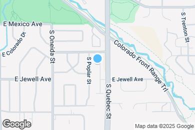 Map image of the property - 1849 S Poplar Ct