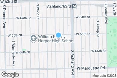 Map image of the property - 6509 S Paulina St