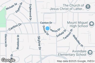 Map image of the property - 1623 Drexel Dr