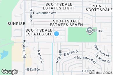 Map image of the property - 8207 E Mitchell Dr