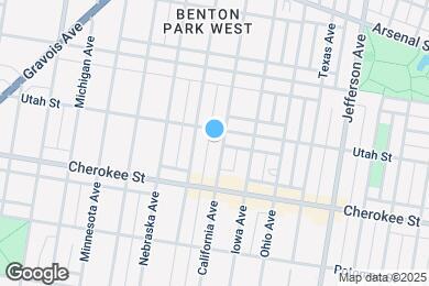 Map image of the property - 3311 California Ave