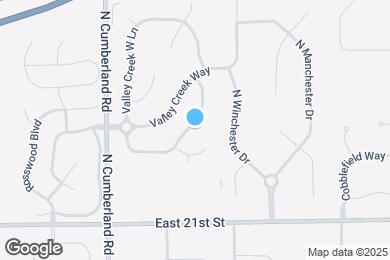 Map image of the property - 2245 Valley Creek E Ln