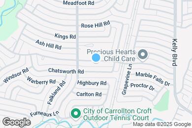 Map image of the property - 2112 E Peters Colony Rd