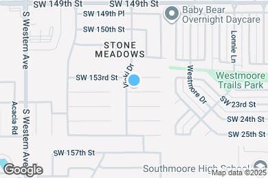 Map image of the property - 541 SW 154th Ct