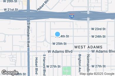 Map image of the property - 1852 W 24th St
