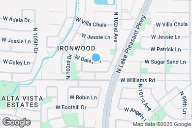 Map image of the property - 10229 W Daley Ln