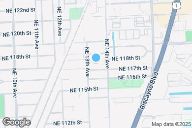 Map image of the property - 1320 NE 117th Ter