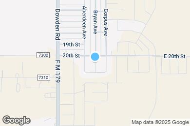 Map image of the property - 2012 Bryan Ave