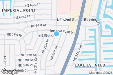 Map image of the property - 5940 NE 22nd Ave