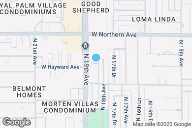 Map image of the property - 7777 N 19th Ave