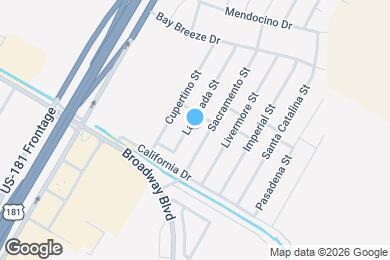 Map image of the property - 1017 La Mirada St