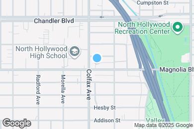 Map image of the property - 11677 1/2 Magnolia Blvd