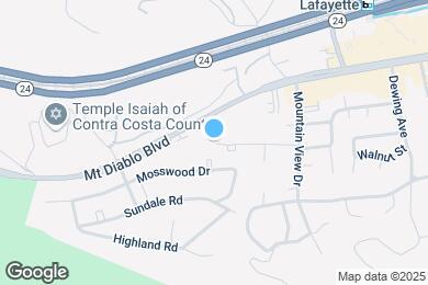 Map image of the property - Redwood Creek Apartments