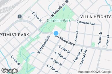 Map image of the property - 820 Parkwood Ave