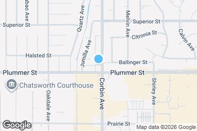 Map image of the property - 9511 Corbin Ave