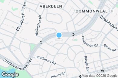 Map image of the property - 1714 Commonwealth Avenue