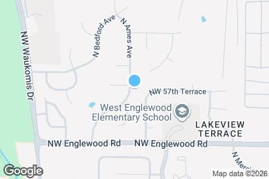 Map image of the property - 5719 N Ames Ave