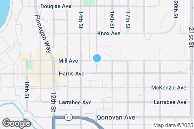 Map image of the property - 1205 15th St