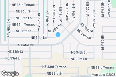 Map image of the property - 1810 NE 34th Ln