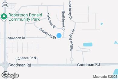 Map image of the property - 5565 Chapel Hill Dr