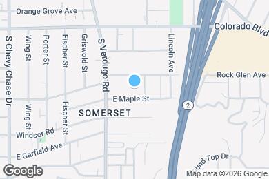 Map image of the property - 1443 E Maple St