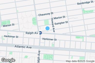 Map image of the property - Lovely 2 BR in Bed Stuy near Trains