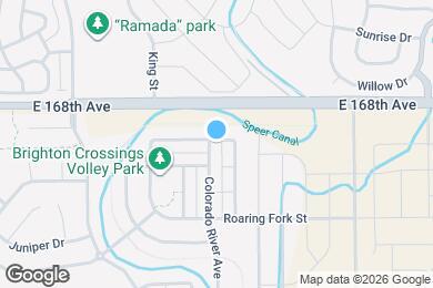 Map image of the property - 958 Colorado River Ave