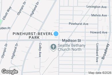 Map image of the property - 1831 Madison St