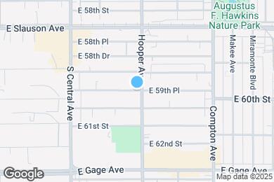 Map image of the property - 1251 E 59th Pl