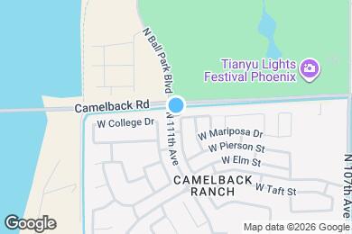 Map image of the property - 4922 N 110th Ln