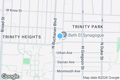 Map image of the property - 1001 Watts St