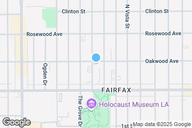 Map image of the property - 366 N Curson Ave