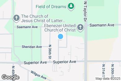 Map image of the property - 1621 N 35th St