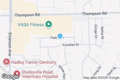 Map image of the property - 5411 Padre Ln