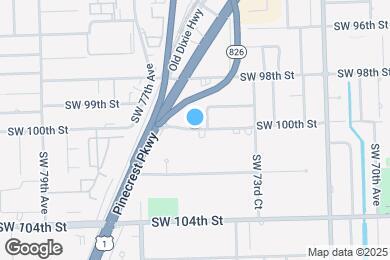 Map image of the property - 7498 SW 100th St