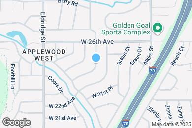 Map image of the property - 1338 W 23rd Pl