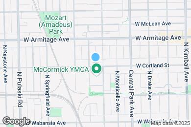 Map image of the property - 3714 W Cortland St