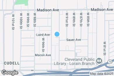 Map image of the property - 2112 W 93rd St