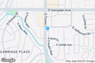 Map image of the property - 3621 S Andes Way