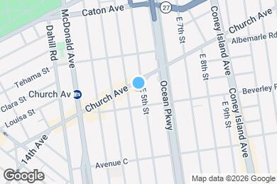 Map image of the property - 350 E 5th St