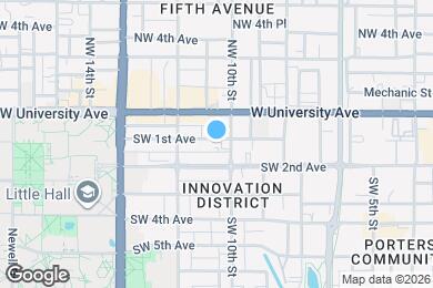 Map image of the property - 1017 SW 1st Ave