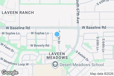 Map image of the property - 7708 S 68th Dr