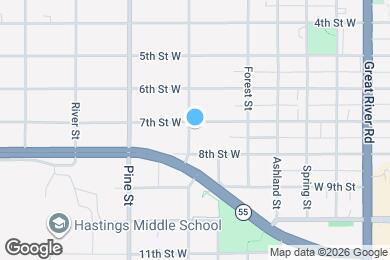 Map image of the property - 551 7th St W