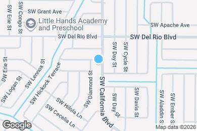 Map image of the property - 1730 SW California Blvd